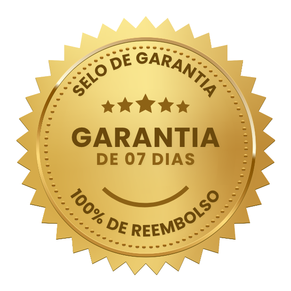 Etiqueta selo de garantia moderno em dourado (2)